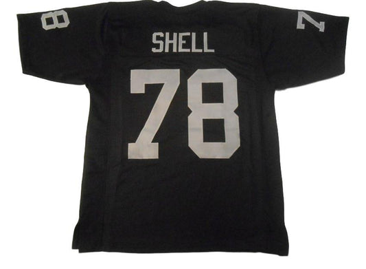 Art Shell Jersey #78 Custom Unsigned Football Jerseys Stitched Black