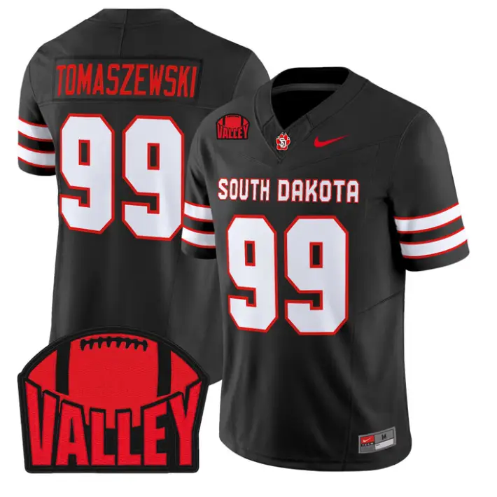 Asher Tomaszewski Jersey #99 South Dakota 2026 Vapor Limited Stitched