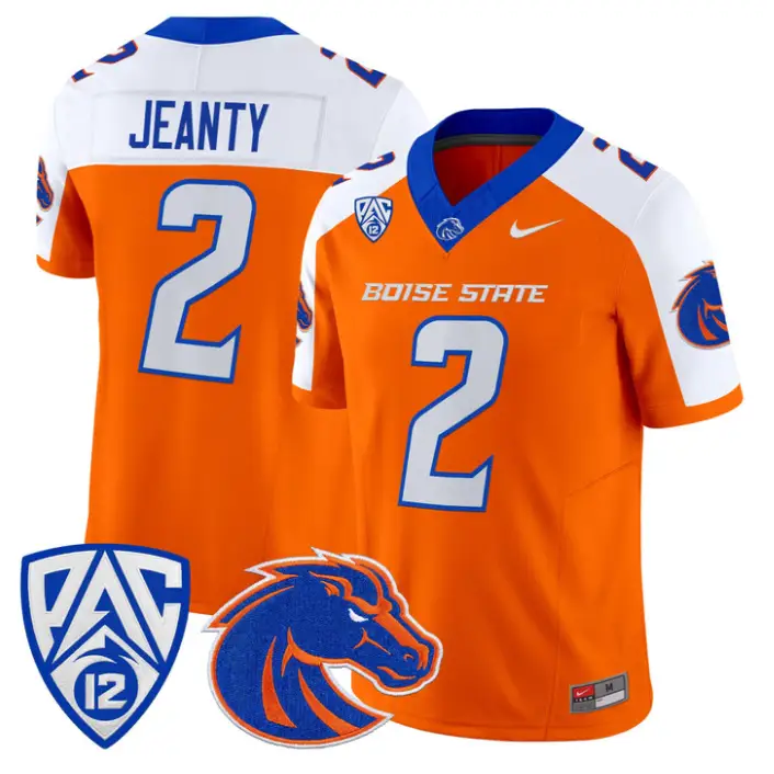 Ashton Jeanty Jersey #2 Boise State Broncos 2026 Vapor Limited Stitched