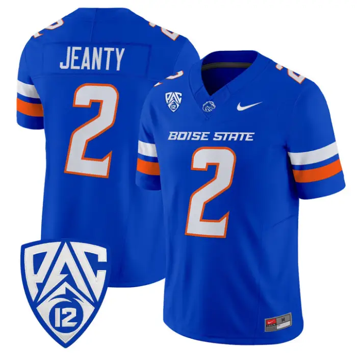 Ashton Jeanty Jersey #2 Boise State Broncos 2026 Vapor Limited Stitched