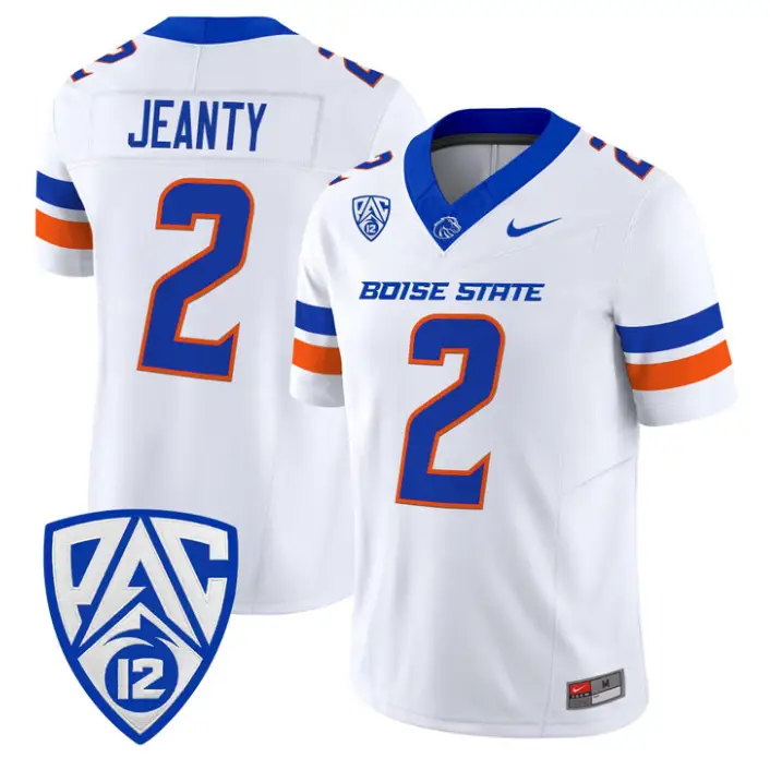 Ashton Jeanty Jersey #2 Boise State Broncos 2026 Vapor Limited Stitched