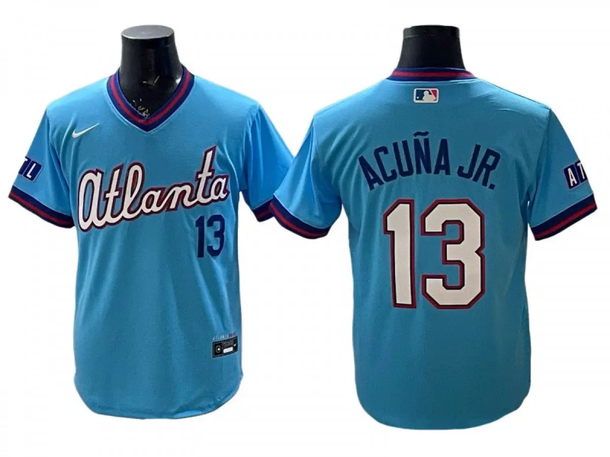 Atlanta Braves #13 Ronald Acuna Jr. 2026 City Connect Jersey - Powder Blue