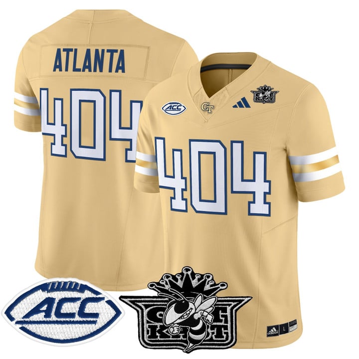 Atlanta Jersey #404 Outkast Georgia Tech Yellow Jackets 2025 Stitched