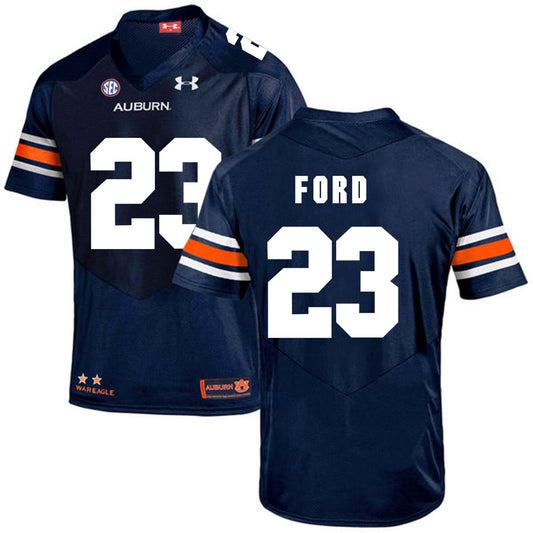 Auburn Tigers Under Armour #23 Rudy Ford Football Jersey Dark Blue