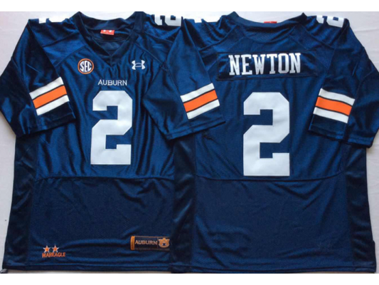 Auburn Tigers #2 Cameron Newton Navy Football Jersey