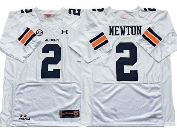 Auburn Tigers #2 Cameron Newton White Football Jersey
