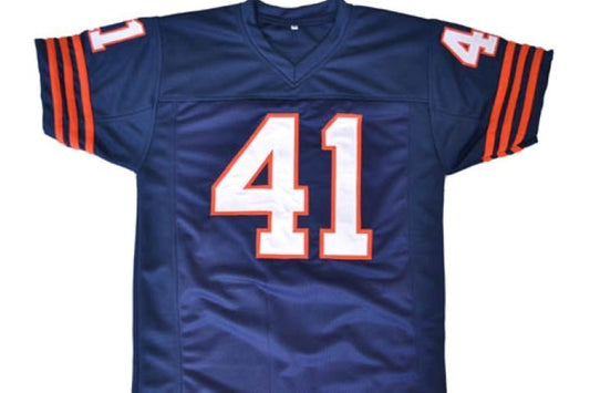 Brian Piccolo Jersey #41 Custom Unsigned Football Jerseys Stitched Navy Blue