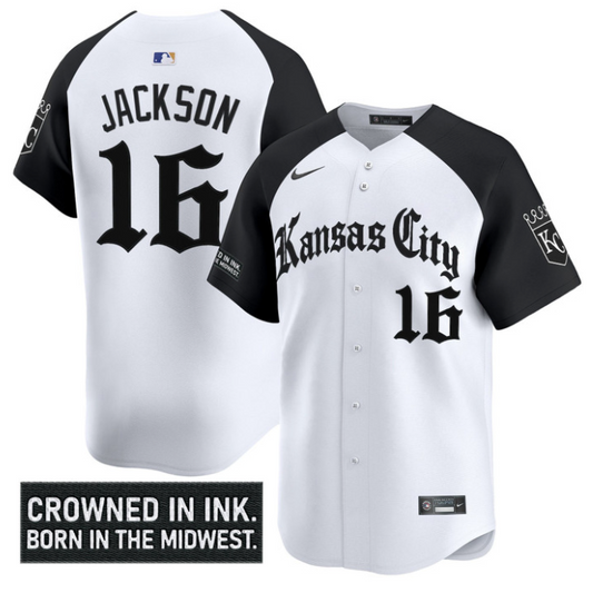 Bo Jackson Jersey #16 Kansas City Royals Gothic Crown Edition Vapor Stitched Alternate