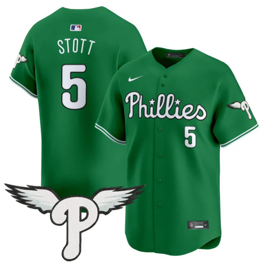 Bryson Stott Jersey #5 Philadelphia Phillies 2025 Vapor Premier Limited Stitched Kelly Green