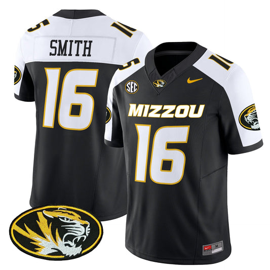 Brad Smith Jersey #16 Missouri Tigers 2025 Vapor Limited Stitched Black Alter