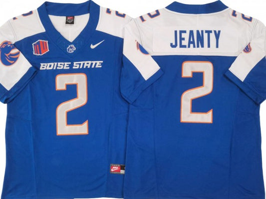 Boise State Broncos #2 Ashton Jeanty Blue, White Vapor F.U.S.E. Limited Jersey