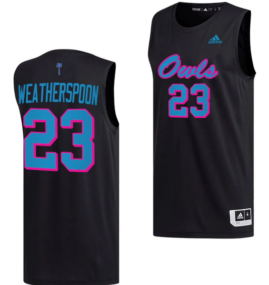 Brandon Weatherspoon Jersey #23 FAU Owls College Basketball Replica Black