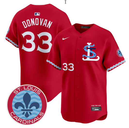 Brendan Donovan Jersey #33 St. Louis Cardinals City Connect Vapor Premier Limited Stitched