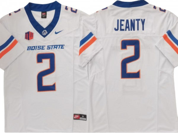 Boise State Broncos #2 Ashton Jeanty White Vapor F.U.S.E. Limited Jersey