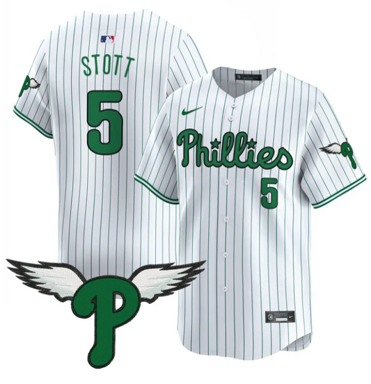 Bryson Stott Jersey #5 Philadelphia Phillies 2025 Vapor Premier Limited Stitched Pinstripe