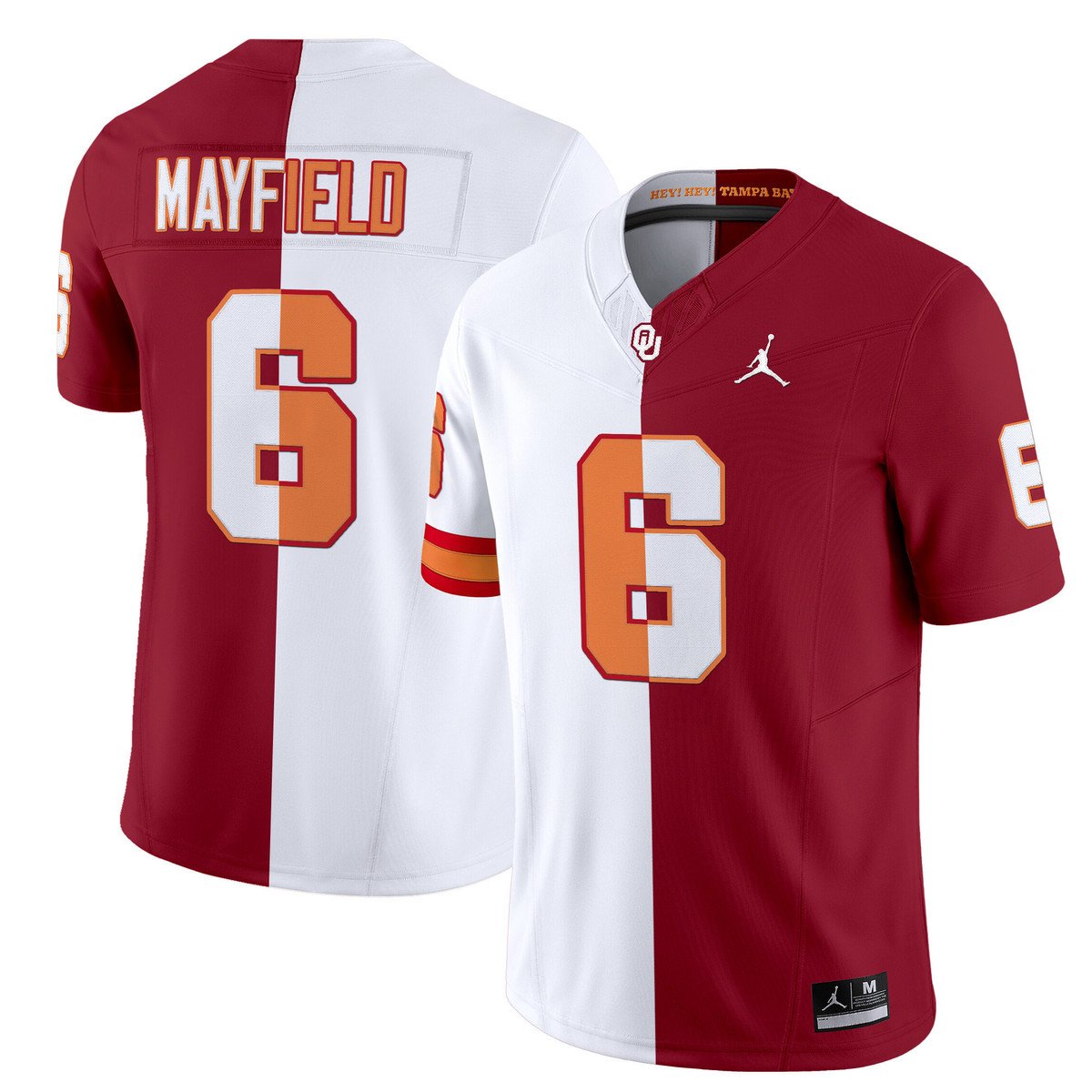 Baker Mayfield Jersey #6 Oklahoma Sooners 2025 Limited Stitched White