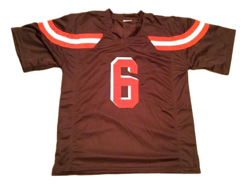 Baker Mayfield Jersey #6 Custom Unsigned Football Jerseys Stitched Brown