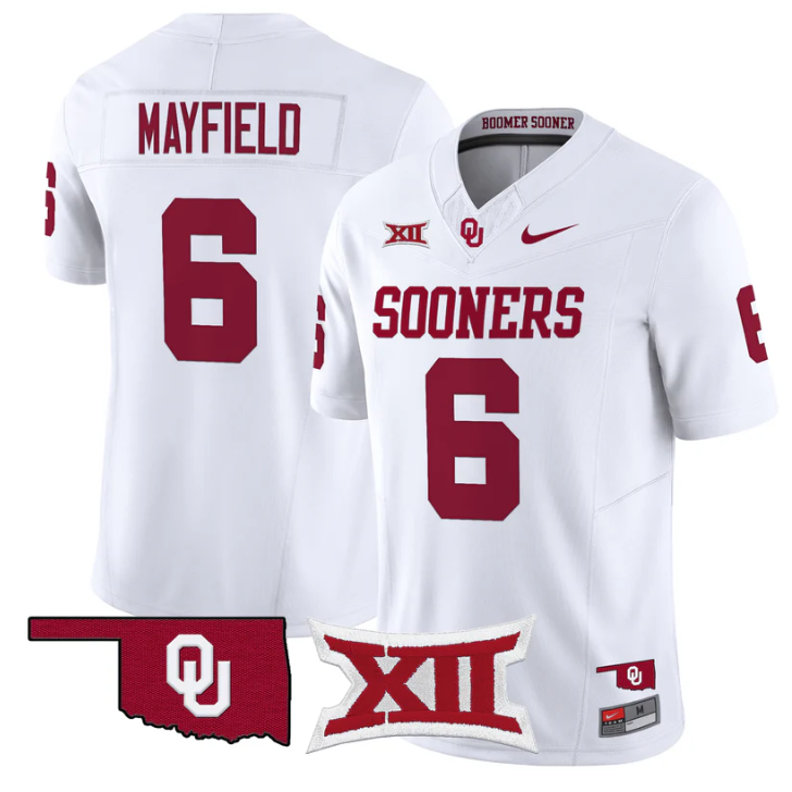 Baker Mayfield Jersey #6 Oklahoma Sooners Vapor Limited Stitched