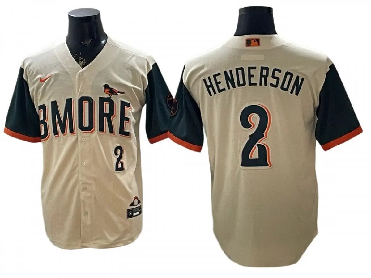 Baltimore Orioles #2 Gunnar Henderson 2026 City Connect Limited Jersey - Cream
