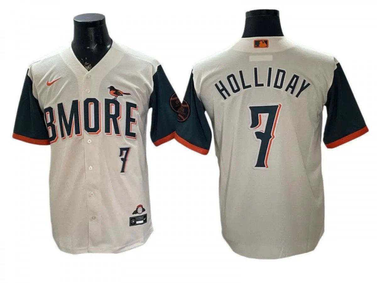 Baltimore Orioles #7 Jackson Holliday 2026 City Connect Limited Jersey - Cream