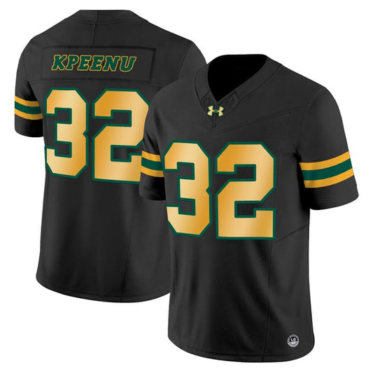 Barry Kpeenu Jersey #32 North Dakota State Bison Limited Stitched Black
