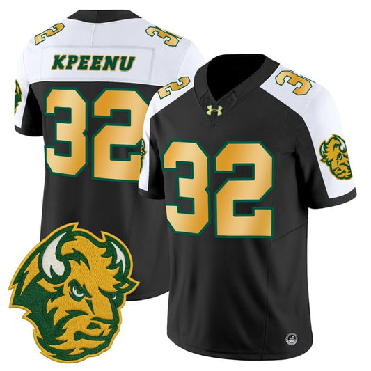 Barry Kpeenu Jersey #32 North Dakota State Bison Limited Stitched Black Alter