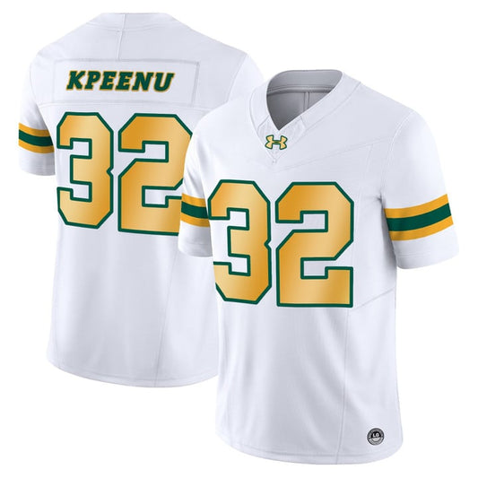 Barry Kpeenu Jersey #32 North Dakota State Bison Limited Stitched White