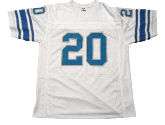 Barry Sanders Jersey #20 Custom Unsigned Football Jerseys Stitched White