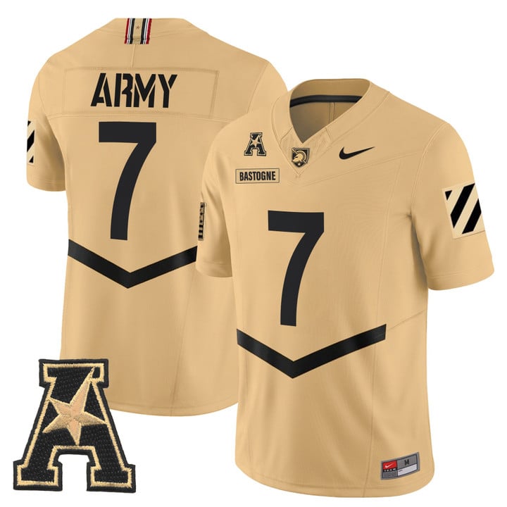 Bastogne Jersey #7 Army Black Knights 2025 Vapor Limited Stitched