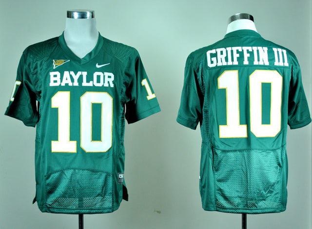 Baylor Bears #10 Robert Giffin III NCAA College Football Jersey Green