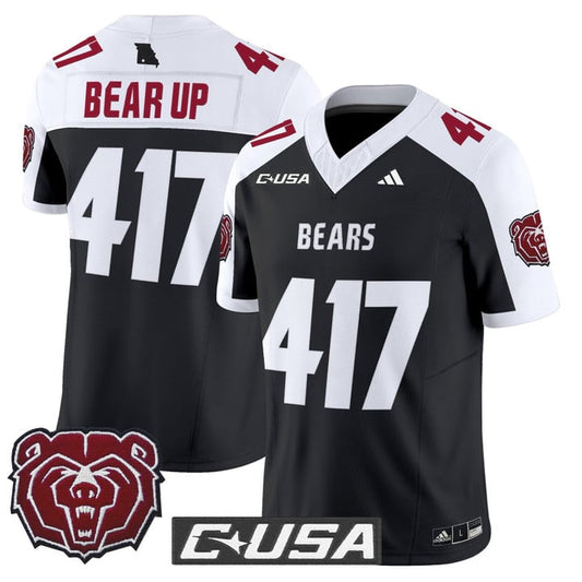 Bear Up Jersey #417 Missouri State Bears 2025 Vapor Limited Stitched