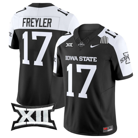 Beau Freyler Jersey #17 Iowa State Cyclones 2025 Limited Stitched Black Alter