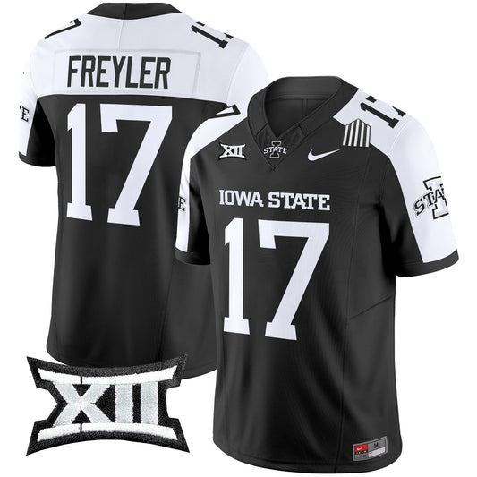 Beau Freyler Jersey #17 Iowa State Cyclones 2025 Stitched Black Alternate