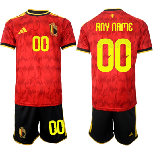 Belgium National Team Custom Red 2026 World Cup Home Soccer Jersey Suit