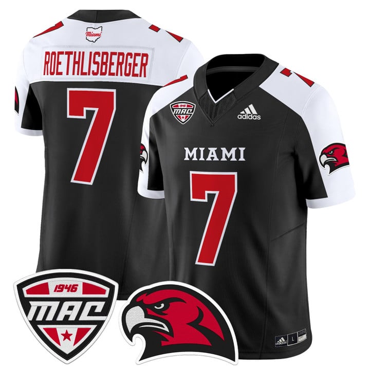 Ben Roethlisberger Jersey #7 Miami OH RedHawks 2025 Limited Stitched