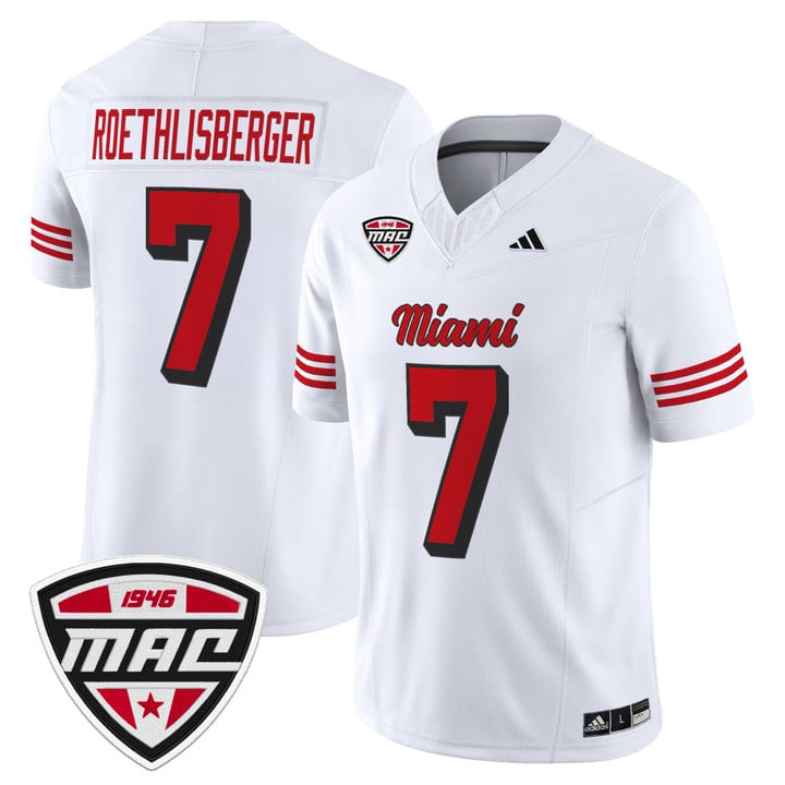 Ben Roethlisberger Jersey #7 Miami OH RedHawks 2025 Limited Stitched