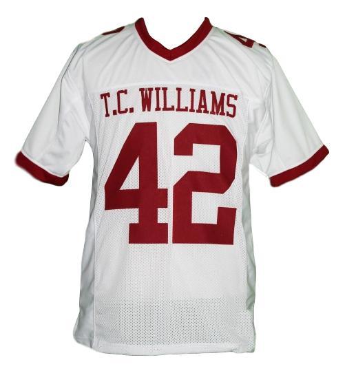 Bertier Jersey #42 T.C.Williams The Titans Football White