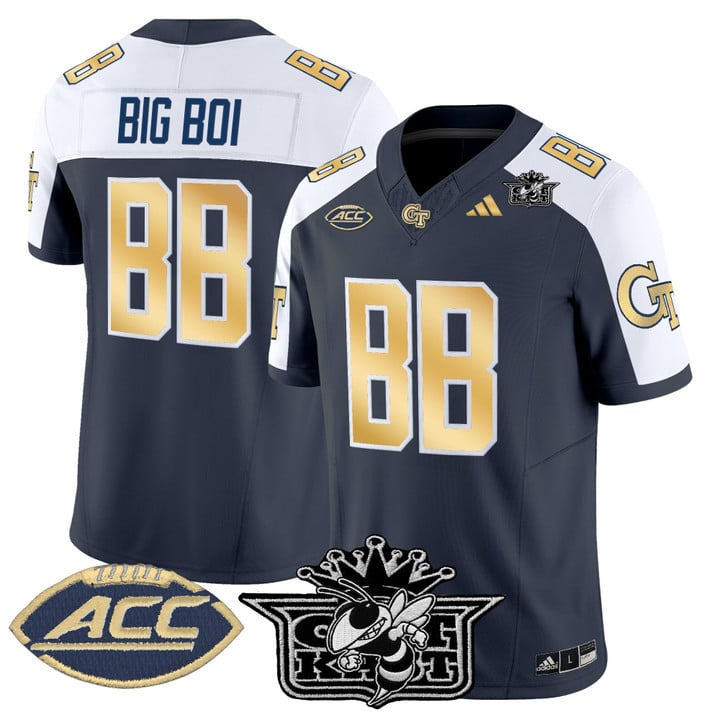 Big Boi Jersey #BB Outkast Georgia Tech Yellow Jackets 2025 Stitched