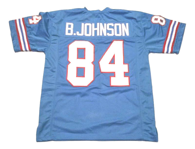 Billy Johnson Jersey #84 Custom Unsigned Football Jerseys Stitched Blue
