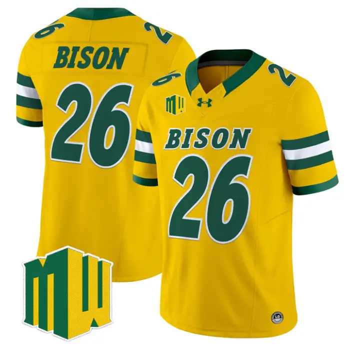 Bison Jersey #26 North Dakota State Bison 2026 Vapor Limited Stitched