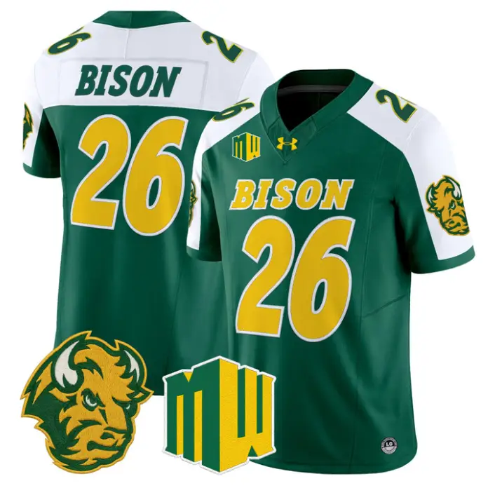 Bison Jersey #26 North Dakota State Bison 2026 Vapor Limited Stitched