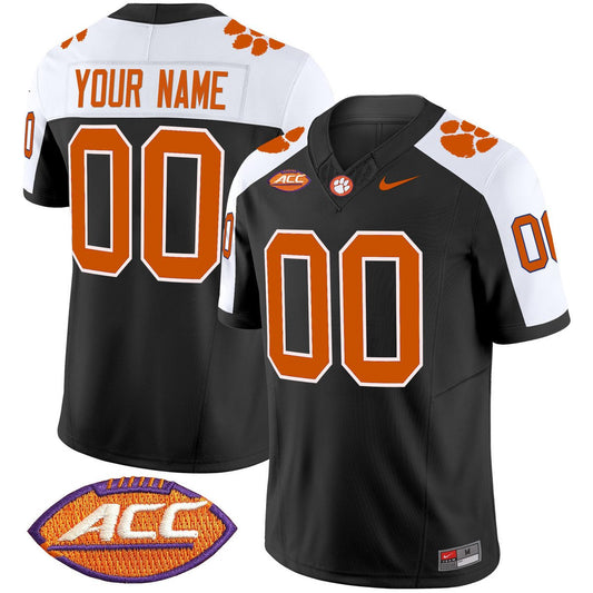 Custom Clemson Tigers Jersey Name, Number 2025 Vapor Limited Stitched Black Alter