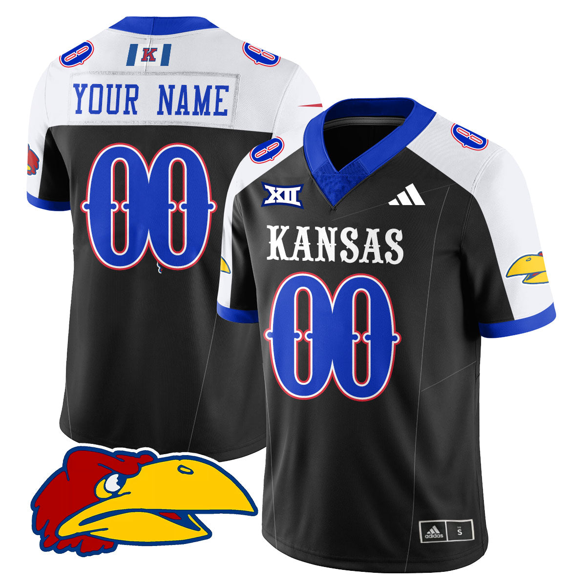 Custom Kansas Jayhawks Football Jersey Name, Number 2025 Limited All Stitched