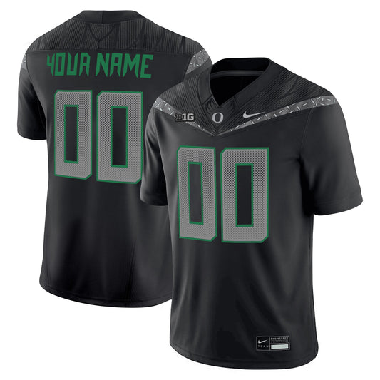 Custom Oregon Ducks Jersey Name, Number 2025 Vapor Limited V2 Stitched Black