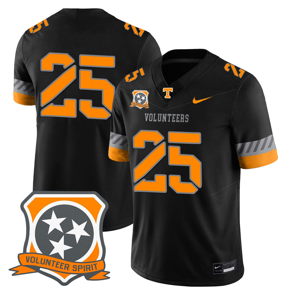 Men Tennessee Volunteers Football 2025 Spirit Limited Jersey - All Stitched