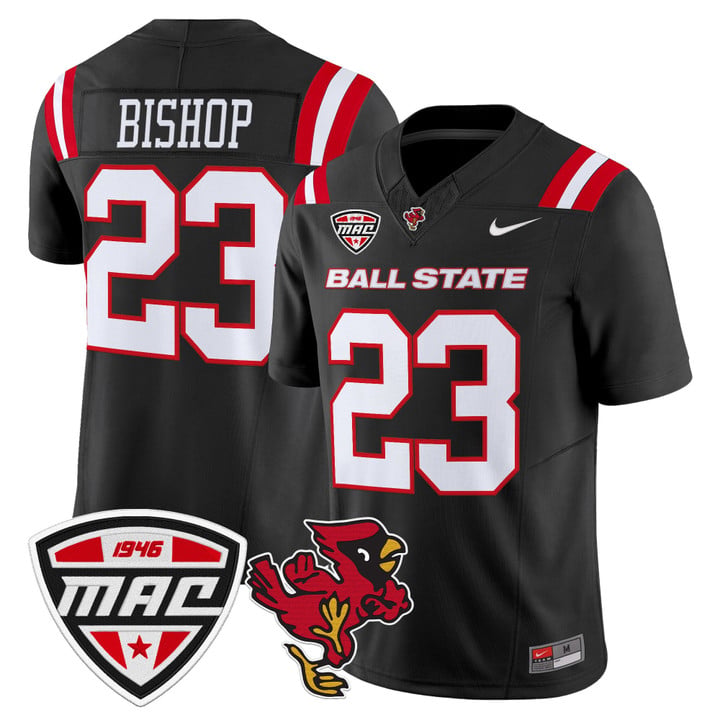 Blaine Bishop Jersey #23 Ball State Cardinals 2025 Limited Stitched