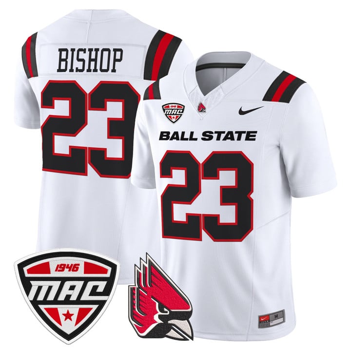 Blaine Bishop Jersey #23 Ball State Cardinals 2025 Limited Stitched