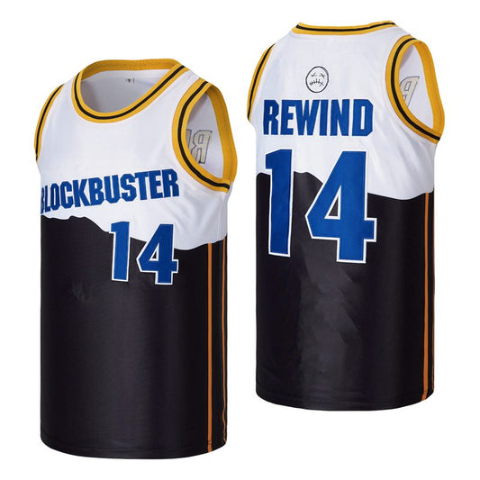Blockbuster #14 Rewind Away Basketball Jersey