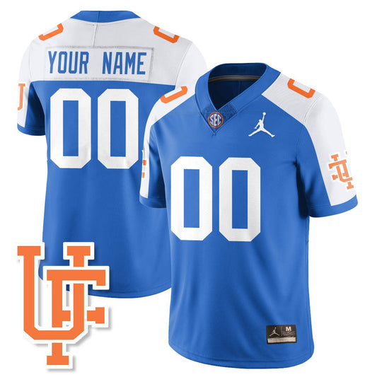 Custom Florida Gators Jersey Bring Back 1960s Throwback Stitched Blue Alter
