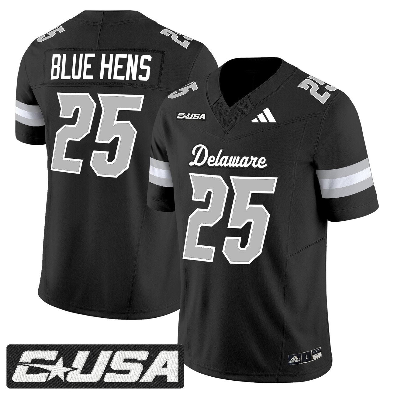 Blue Hens Jersey #25 Delaware Blue Hens 2025 Vapor Limited Stitched